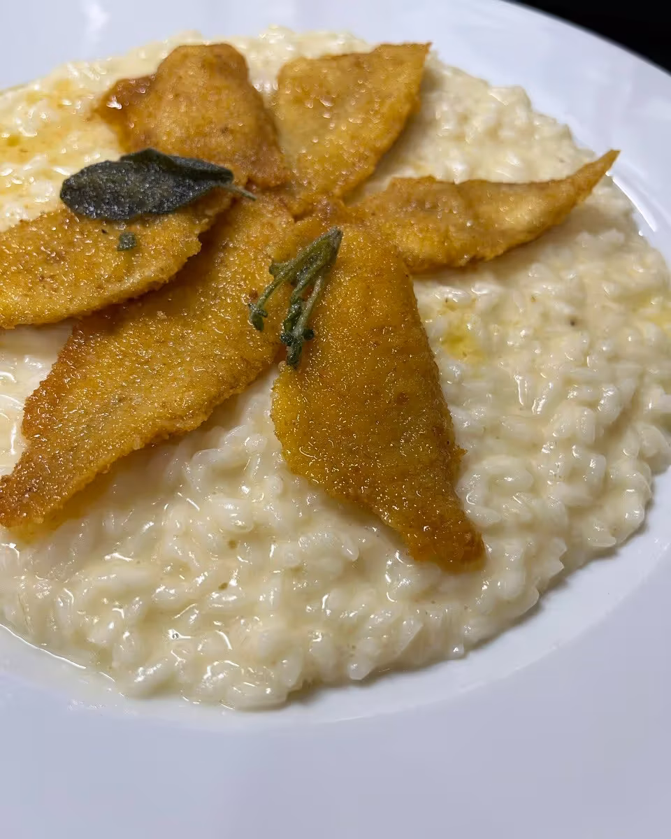 Risotto al pesce persico parte del girorisotti