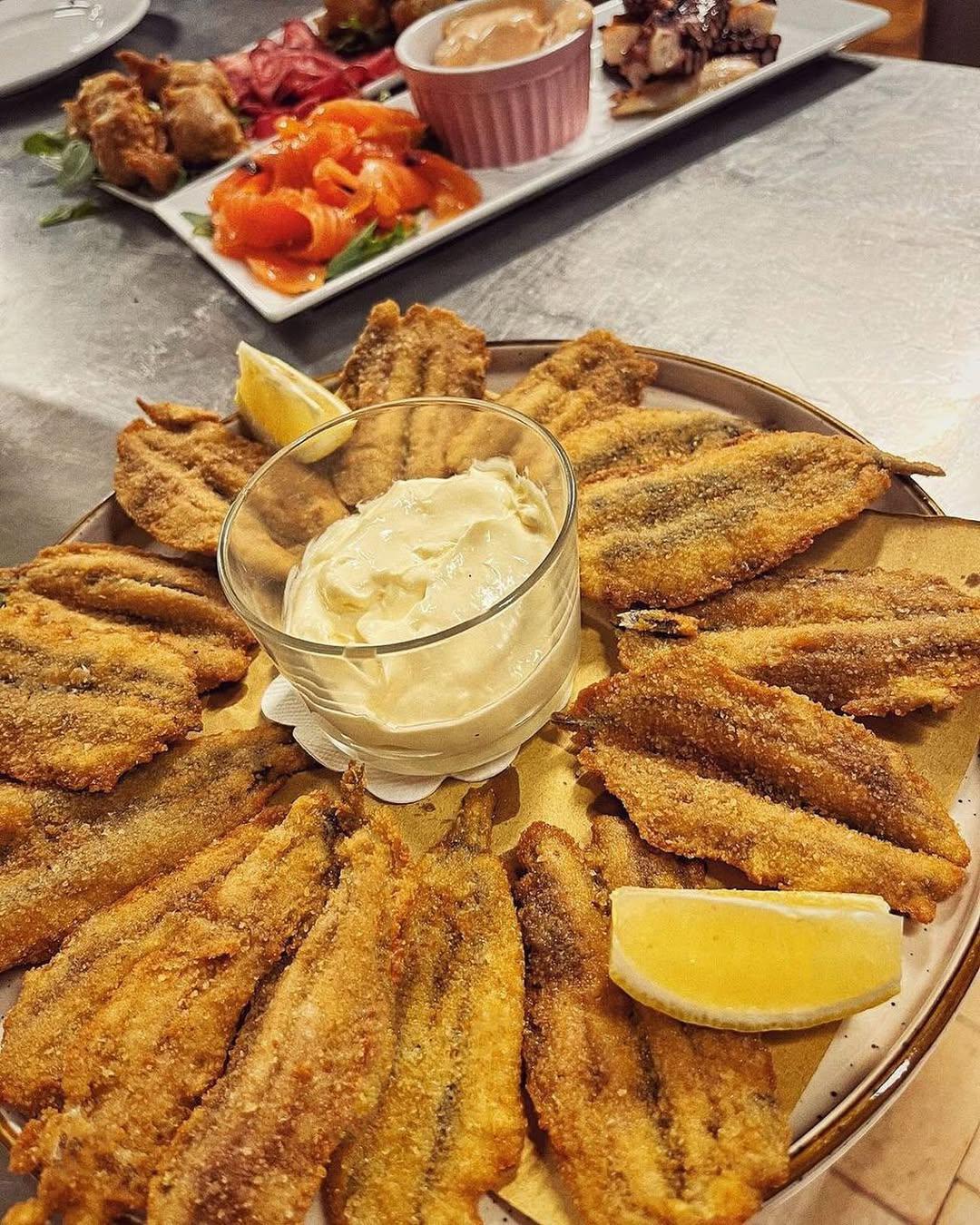 Sarde Fritte con Maionese al Lime